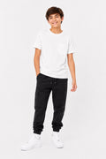5-14 Yaş cepli basic T-shirt