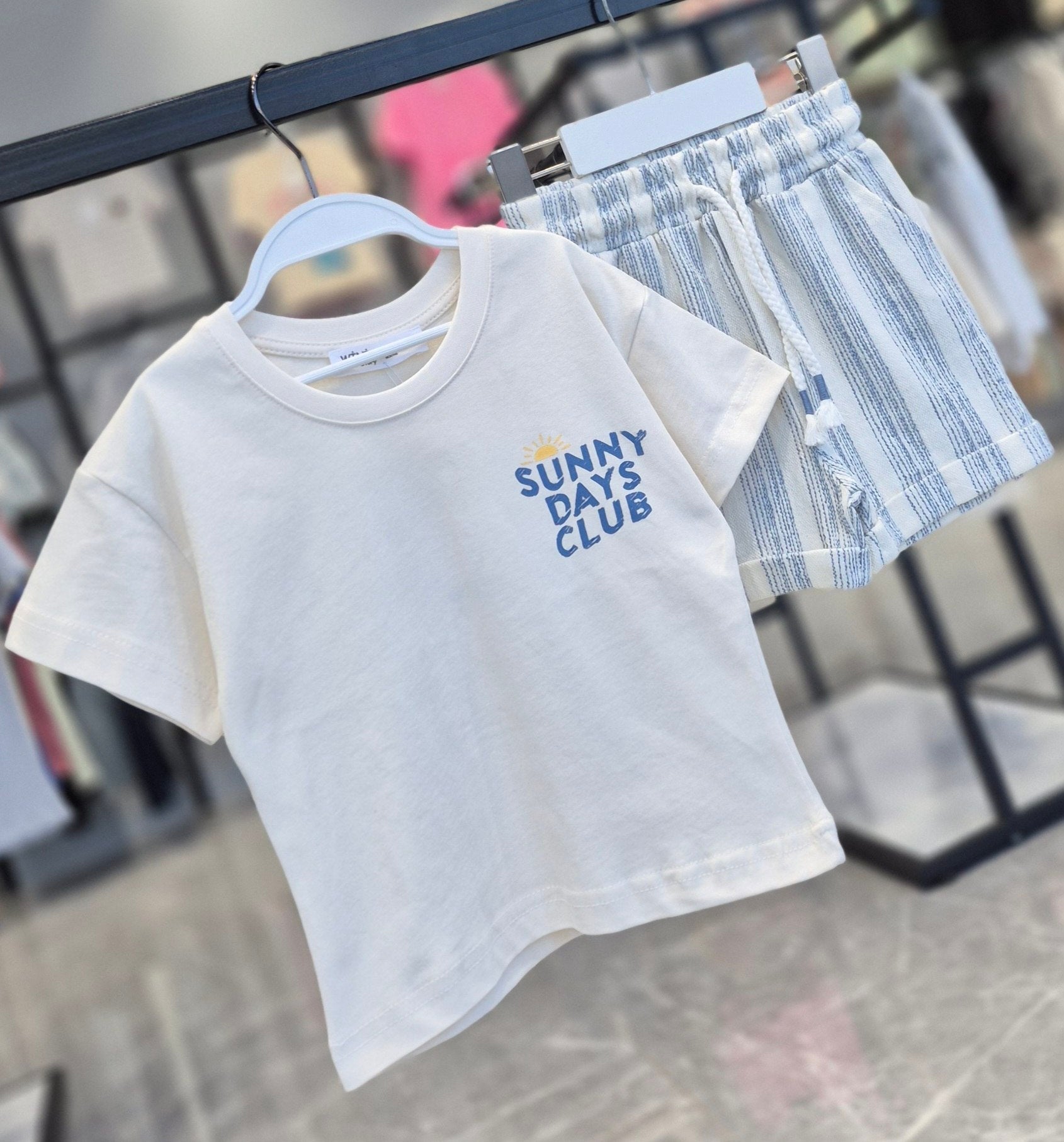 1-5 Yaş Sunny Days Baskılı Şortlu Takım