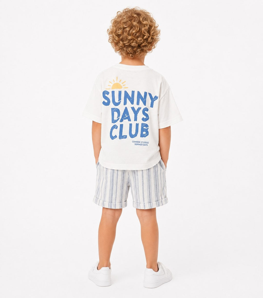 1-5 Yaş Sunny Days Baskılı Şortlu Takım
