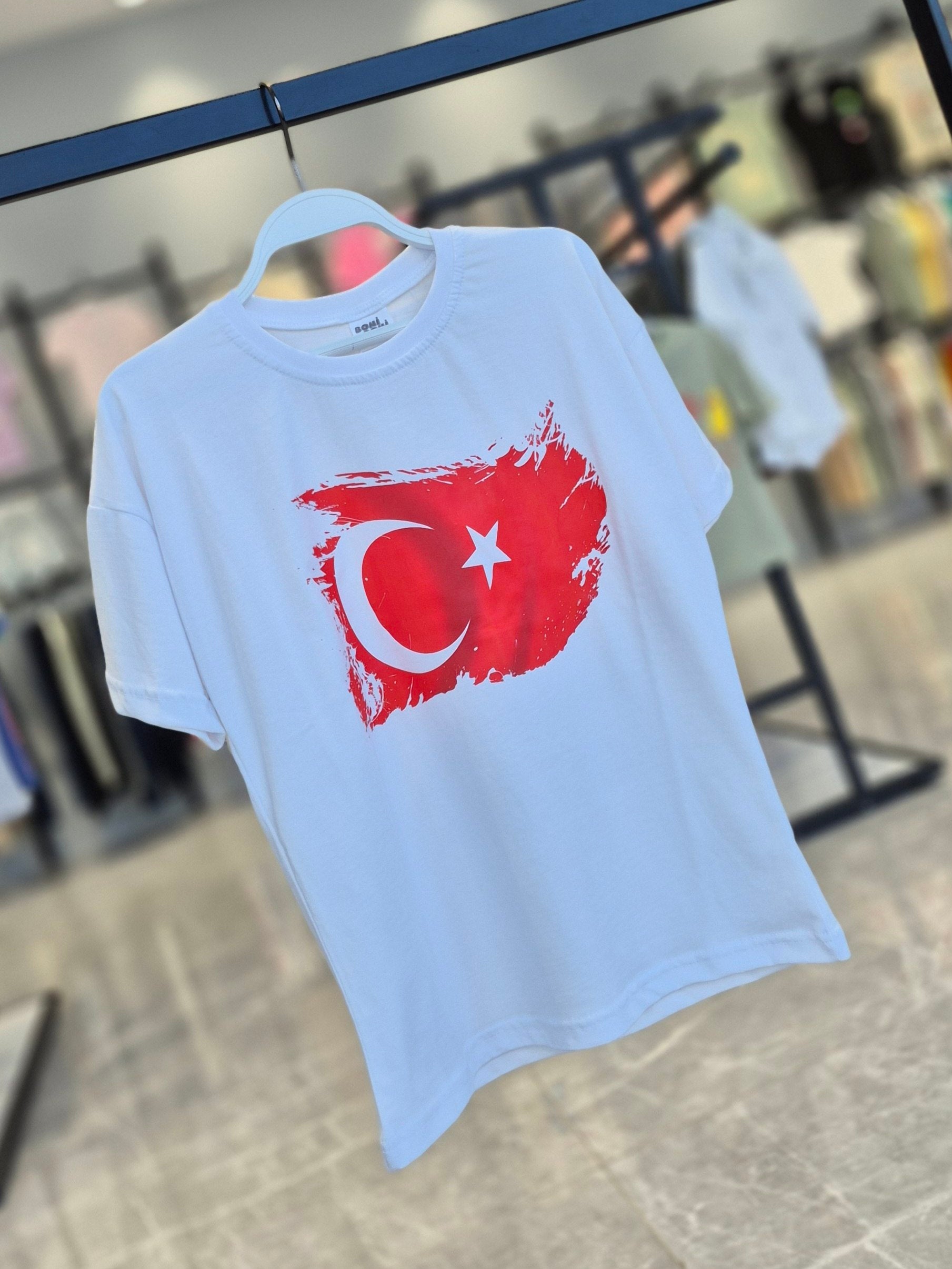 5-14 Yaş Türk Bayrağı-Arda Güler Baskılı T-shirt